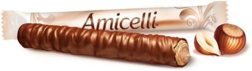 Amicelli 榛果脆餅巧克力條 威化餅 / 榛果脆餅巧克力條 300g 24入：圖片 4