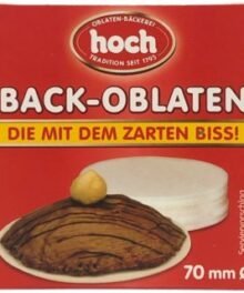 Hoch Backoblaten 70 mm