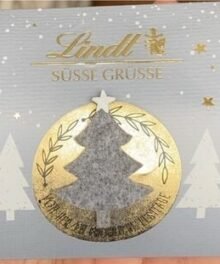 Lindt Filz-Edition Kleines Kissen 40g - Weihnachtsedition lxmas25