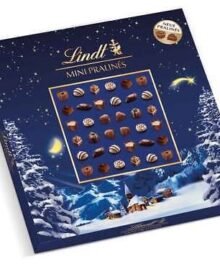 LINDT Weihnachtszauber Meisterpralinen 180g Packung lxmas25