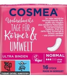 Cosmea Binde Ultra Dünn Einzelverpackt