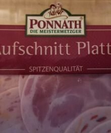 Ponnath Aufschnittplatte