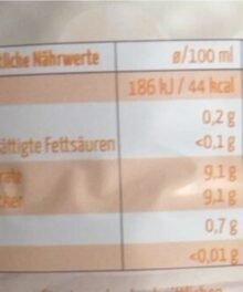 Direktsaft Orange mit Fruchtfleisch