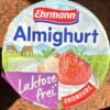 Ehrmann Almighurt Laktosefrei, Sorten: Erdbeere, Vanille, Pfirsich-Maracuja, Stracciatella