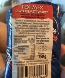 Gmyrek Tex-Mex Zwiebelmettwurst