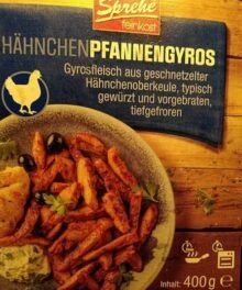 Sprehe Hähnchen Pfannengyros