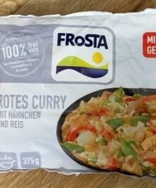 Frosta Rotes Curry mit Hähnchen & Reis
