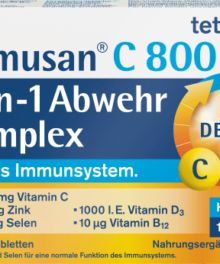 Tetesept Immusan C 800 5in1 Abwehr Complex Tabletten