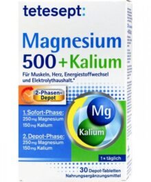 Tetesept Magnesium 500 + Kalium Tabletten