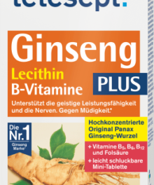 Tetesept Ginseng 330 plus Lecithin+B Vitamine Tabletten