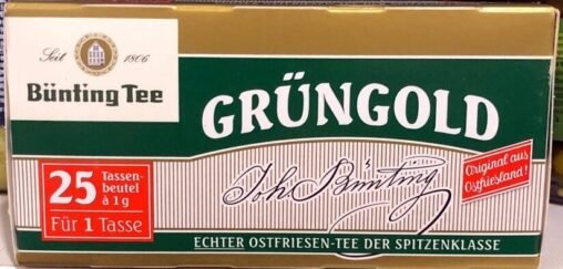 Bünting Grüngold Tassenbeutel