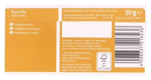 Bünting Kamillentee