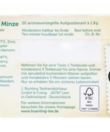Bünting Tee Orientalische Minze