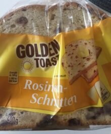Golden Toast Rosinen-Schnitten