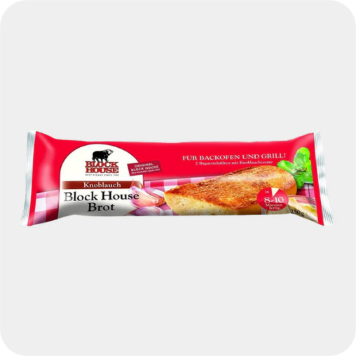 Block House Brot Knoblauch
