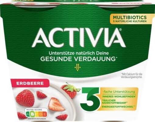 Danone Activia Joghurt Erdbeer-Kirsch