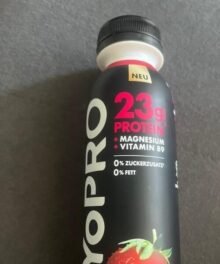 Danone Yopro Drink Erdbeere-Himbeere, Stracciatella