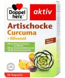 Doppelherz Artischocke + Olivenöl + Curcuma