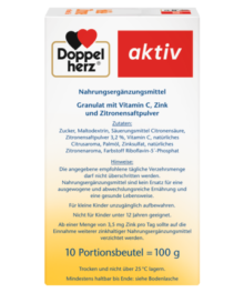 Doppelherz 熱檸檬含維生素C+鋅 [Heiße Zitrone Vitamin C + Zink]