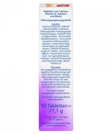 Doppelherz Calcium 900 + D3 + Folsäure + Biotin
