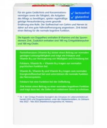 Doppelherz Ginkgo + B-Vitamine + Cholin