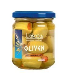 Liakada Grüne Oliven gefüllt mit Paprika