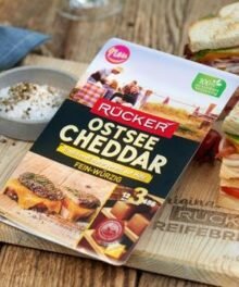 Rücker Ostsee-Cheddar, fein würzig, 50% Fett i.Tr.