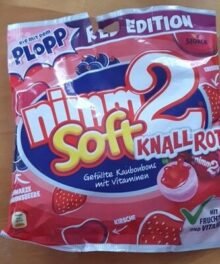 nimm2 soft Knallrot Tray 240g 2547strk