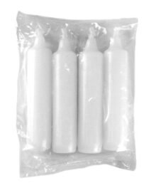 Adventskerzen Weiß 12 / 500