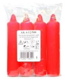 Adventskerzen Rot 12 / 500