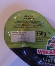 Wiesenhof Hähnchen-Fleischwurst