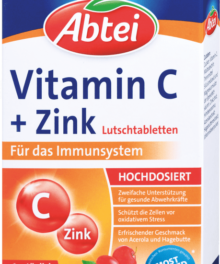 Abtei Vitamin C + Zink Lutschtabletten