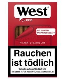 West Red Filter Cigarillos