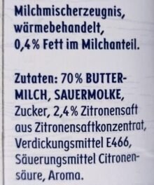 Milram Fruchtbuttermilch Zitrone