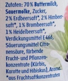 Milram Fruchtbuttermilch Waldbeeren