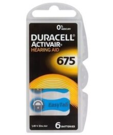 Duracell Hörgerätebatterie blau 675