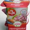 Popp Brotaufstrich Heringssalat rot