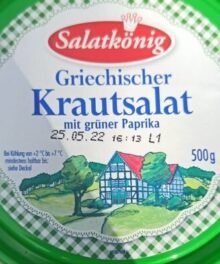 Salatkönig Griechischer Krautsalat ohne Konservierungsstoffe