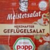 Popp Herzhafter Geflügelsalat