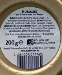 Kühlmann Hummus natur
