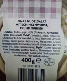 Kühlmann Omas Nudelsalat mit Schinken
