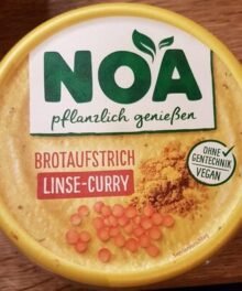 Noa Brotaufstrich Linsen-Curry