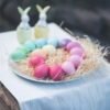 Eierfarben Zartes Pastell