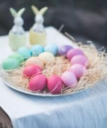 Eierfarben Zartes Pastell