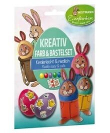 Eierfarben FARB-& BASTELSET 5 Kaltfarben und Bastelmotive