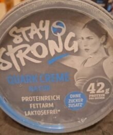Minus L Stay Strong Quarkcreme natur