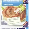 Zimbo Schinken-Zwiebelmettwurst, 10% Fett, 3er Pack Schale