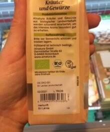 Alnatura Bio Muskatnuss, ganz, 3 Stück