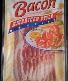 Kleinemas Bacon in Scheiben