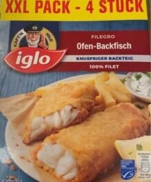 Iglo MSC Filegro Traditioneller Ofen-Backfisch XXL